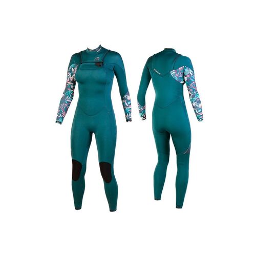 Neopreno Mujer Soöruz Divine Chest Zip 3/2 Emerald Talla 6