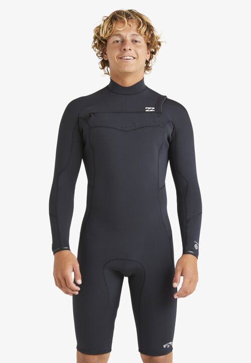 Neopreno Billabong Absolute Chest Zip LS 2mm Black