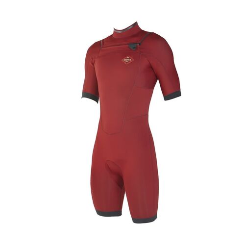 Neopreno Soöruz Shorty Fighter Chest Zip 2mm Wine M